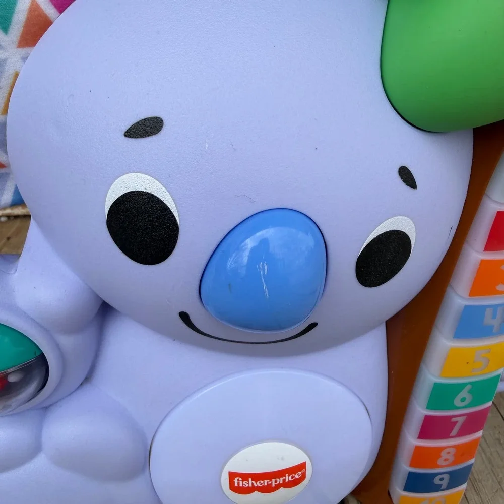 Fisher-Price Linkimals Counting Koala Baby Toy Purple Tested Works